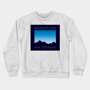 4x4 Offroad Adventure - Blue Skies Crewneck Sweatshirt